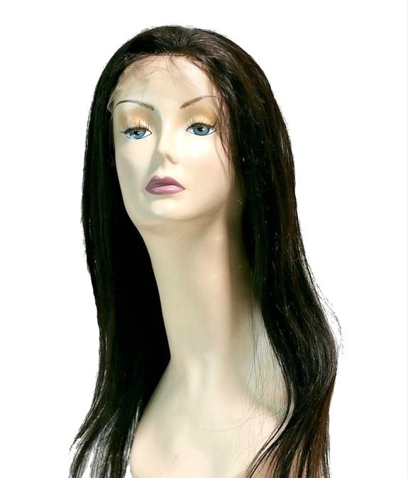 Brazilian Silky Straight Full Lace Wig -Front-