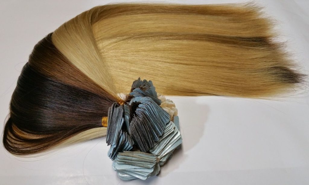 Tape-in Human Hair Extensions remy