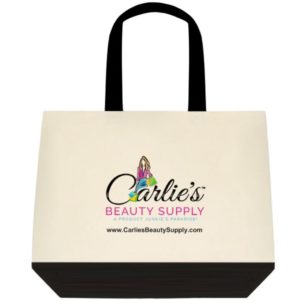 Carlie's Beauty Supply Signature Tote Bag - front