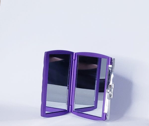 mini purse compact mirror (opened)