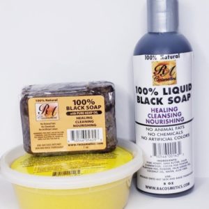 African Shea Butter & Black Soap Combo