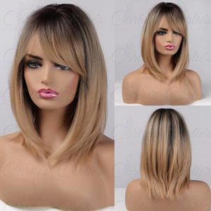 Blonde Ombre Naturally Layered Synthetic Wig